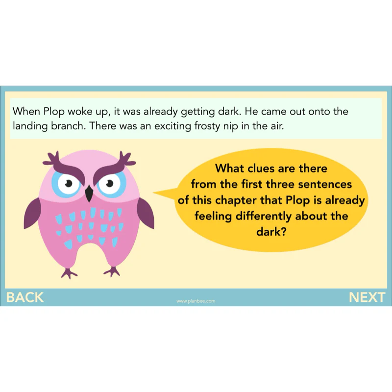 The Owl who was Afraid of the Dark: Reading Comprehension - Image 11