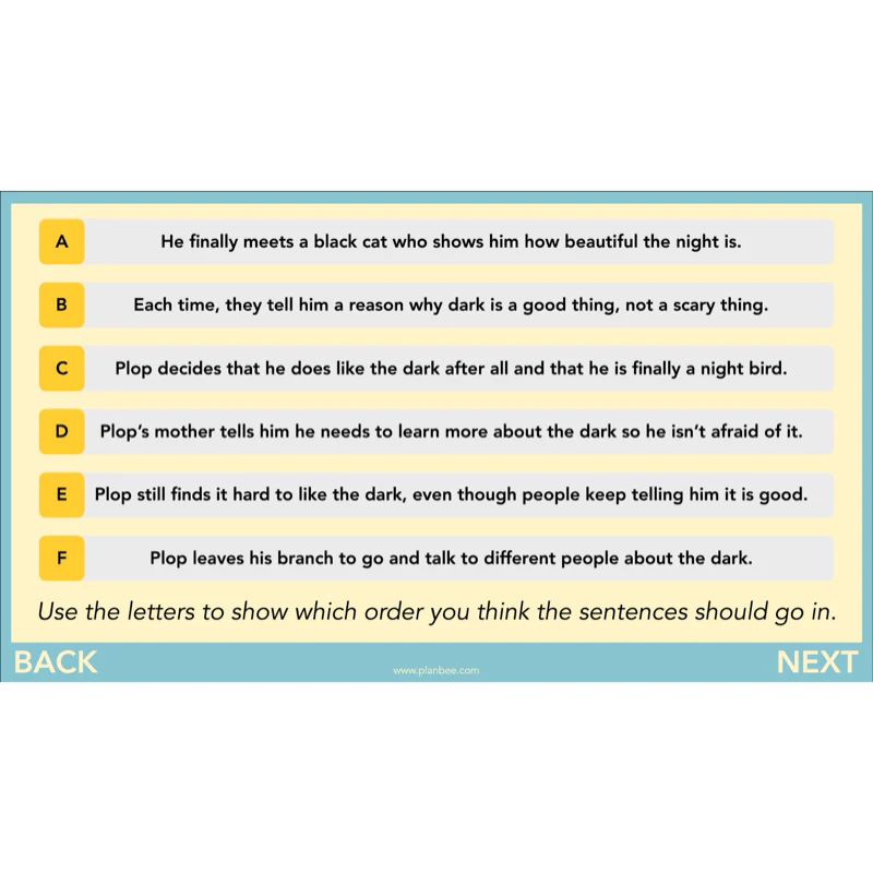 The Owl who was Afraid of the Dark: Reading Comprehension - Image 14