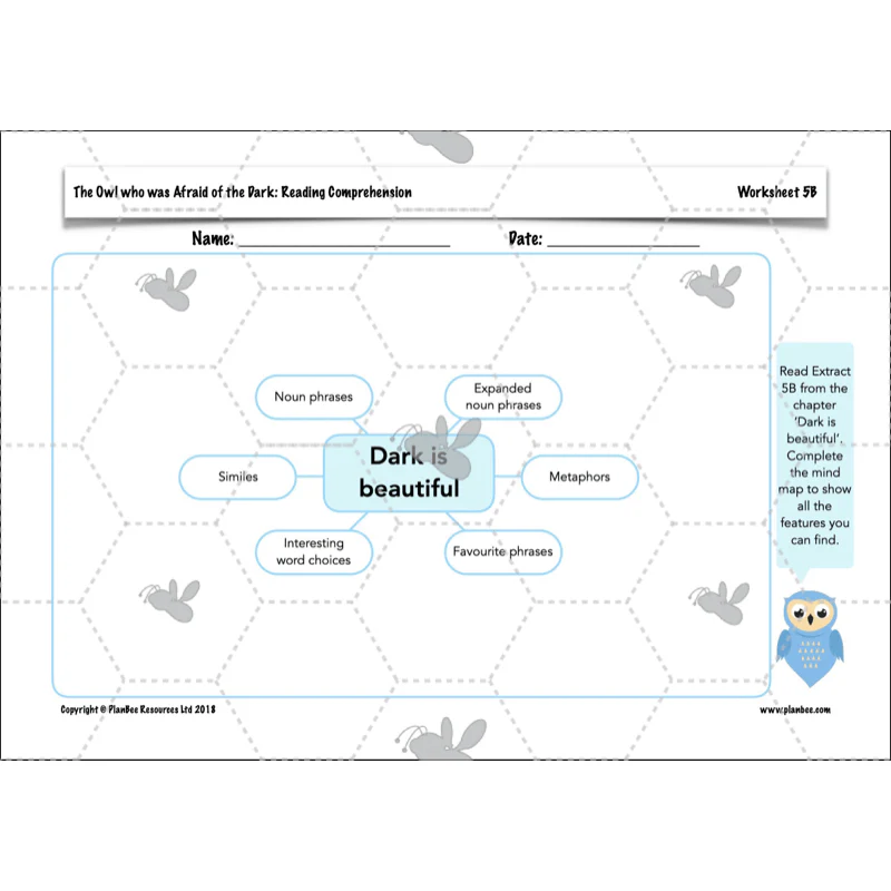 The Owl who was Afraid of the Dark: Reading Comprehension - Image 19