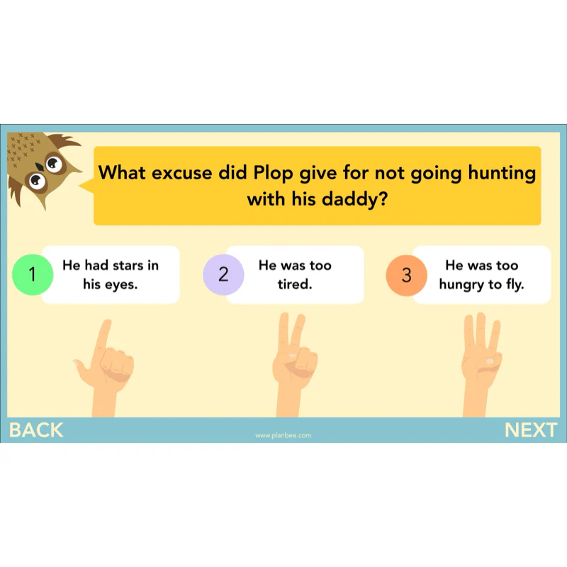 The Owl who was Afraid of the Dark: Reading Comprehension - Image 32