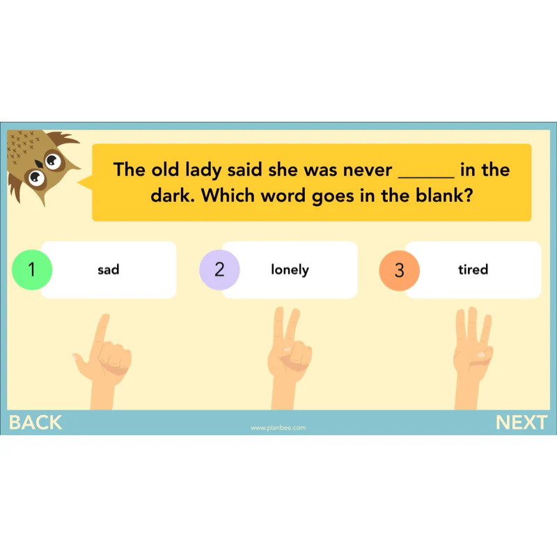 The Owl who was Afraid of the Dark: Reading Comprehension - Image 33