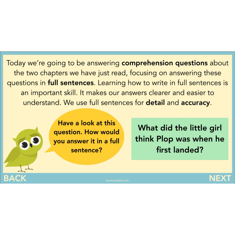 The Owl who was Afraid of the Dark: Reading Comprehension - Image 40