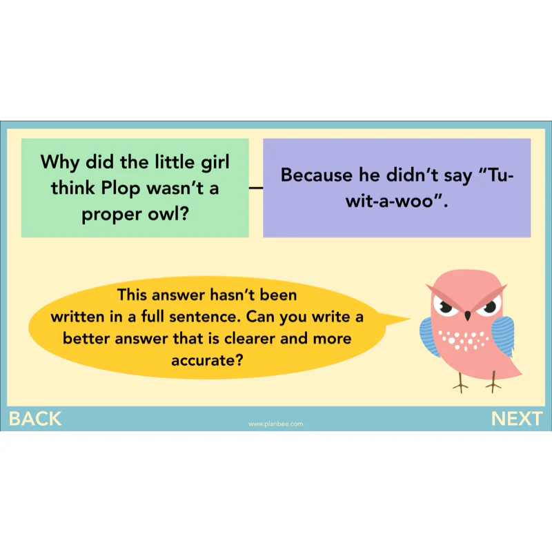 The Owl who was Afraid of the Dark: Reading Comprehension - Image 41