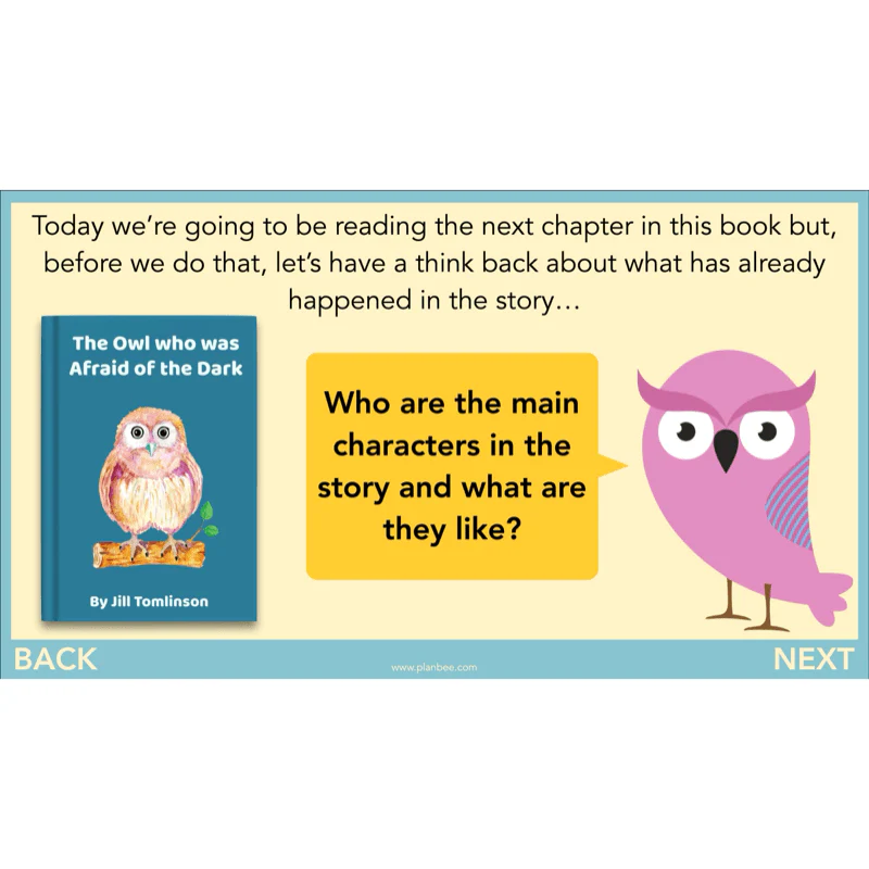 The Owl who was Afraid of the Dark: Reading Comprehension - Image 47