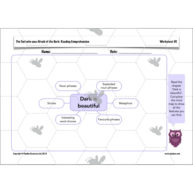 The Owl who was Afraid of the Dark: Reading Comprehension - Image 59