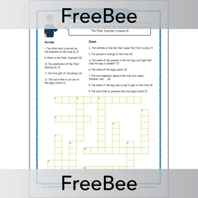 The Polar Express Activity Sheets