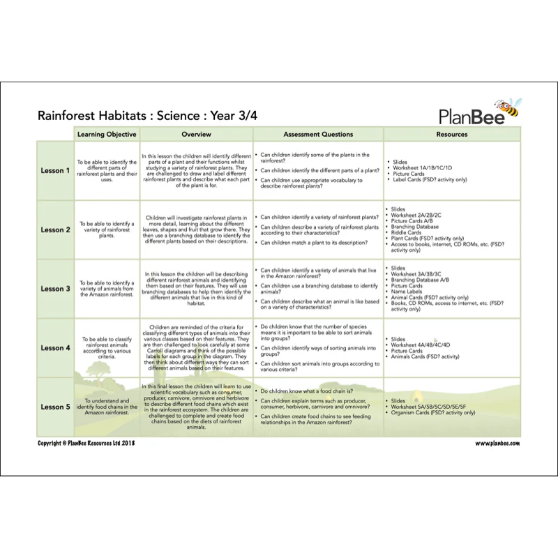 The Rainforest Topic Bundle - Image 5