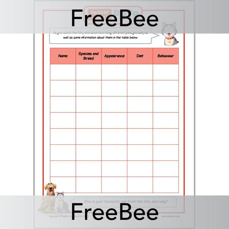 The Secret Life of Pets Activity Sheets - Image 2