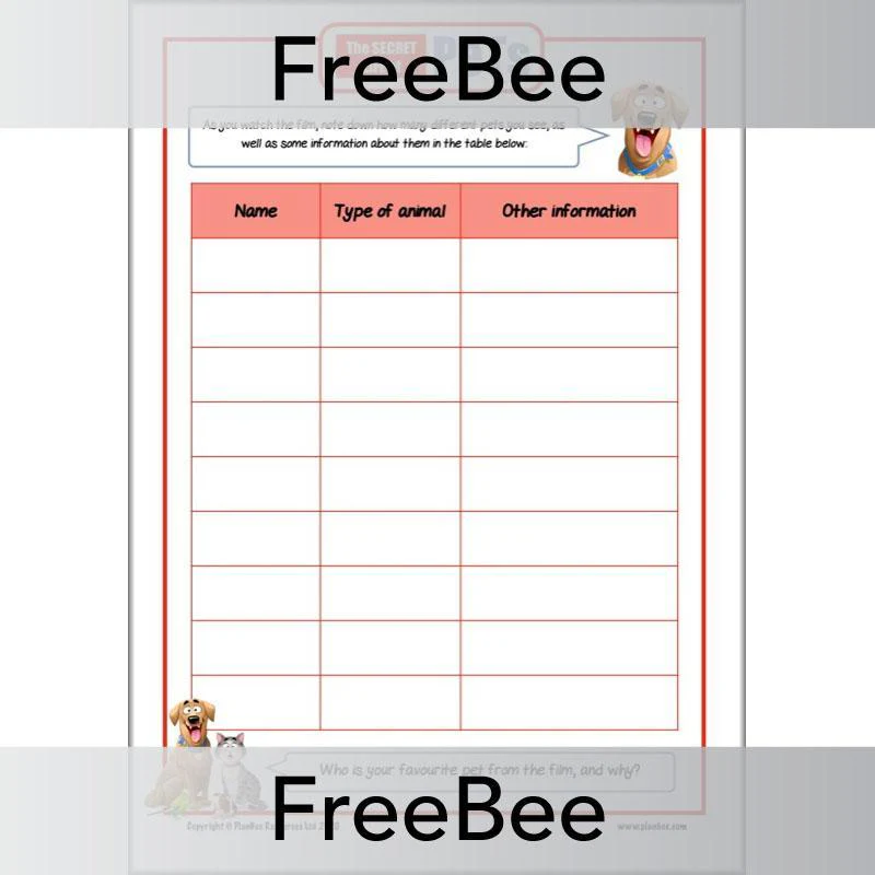 The Secret Life of Pets Activity Sheets - Image 5