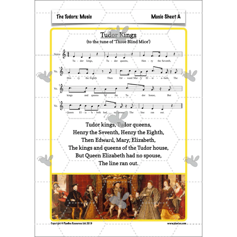 The Tudors Topic Enrichment Pack - Image 22