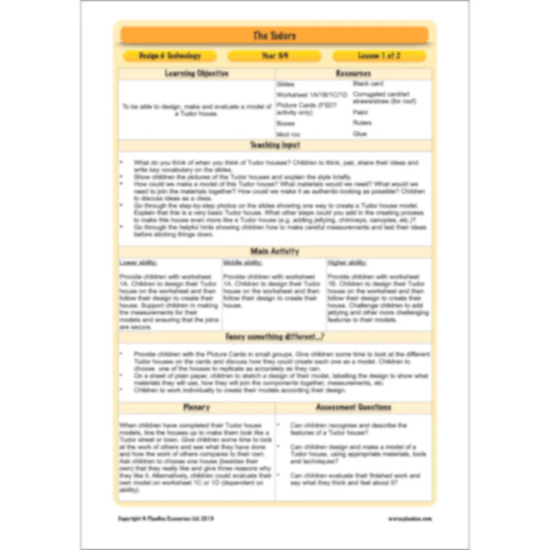 The Tudors Topic Enrichment Pack - Image 25