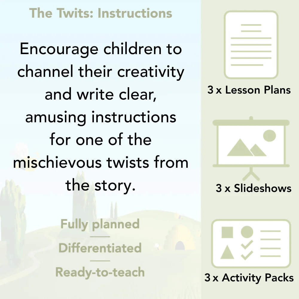 FREE Mini-scheme: The Twits: Instructions - Image 2