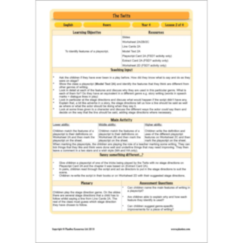 The Twits: Playscripts - Image 16