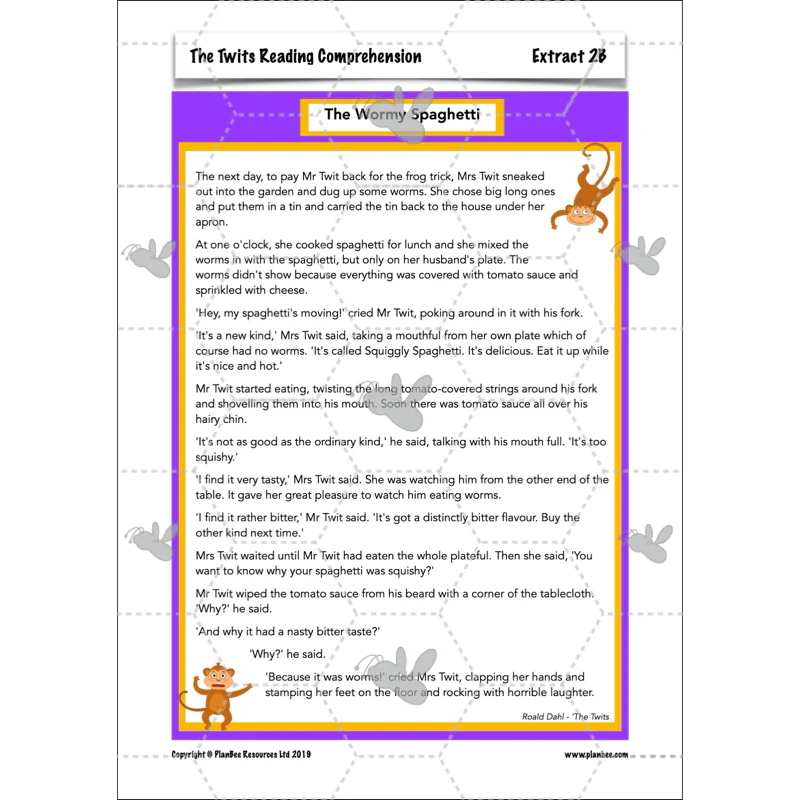 The Twits: Reading Comprehension - Image 14