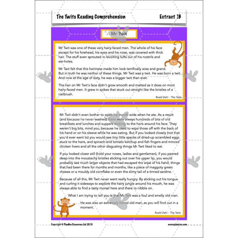 The Twits: Reading Comprehension - Image 24