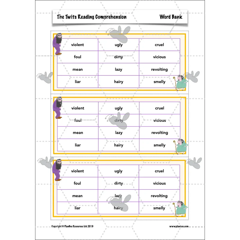 The Twits: Reading Comprehension - Image 25