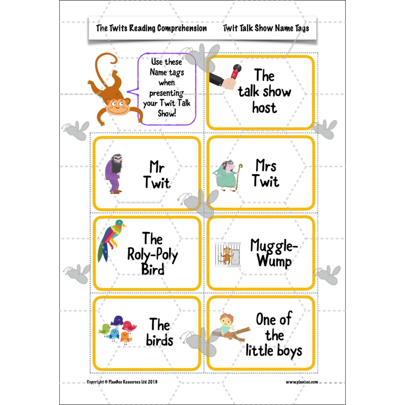 The Twits: Reading Comprehension - Image 58