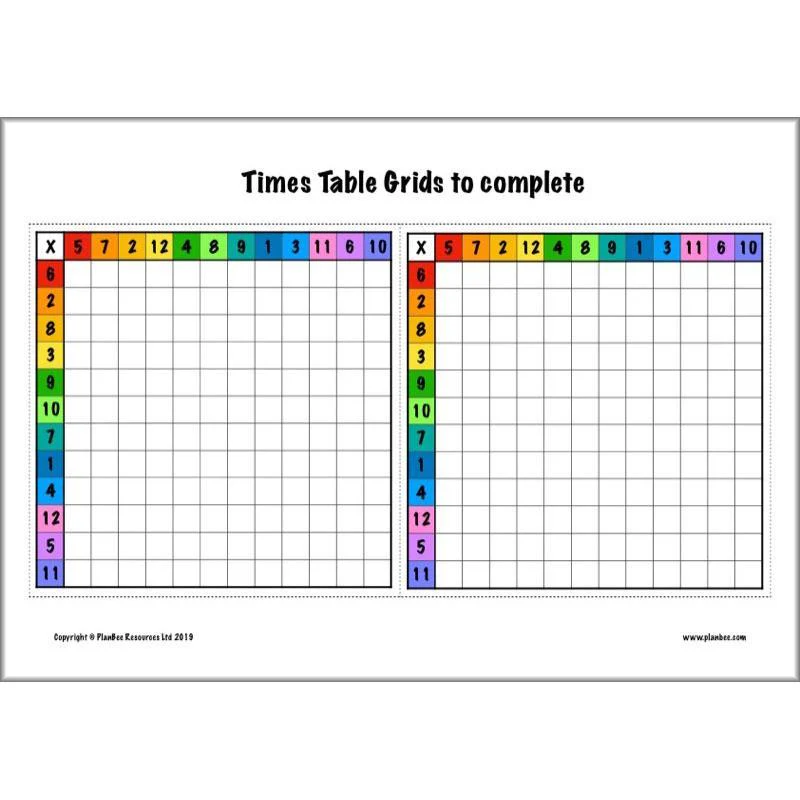 Times Table Activities Pack - Image 16