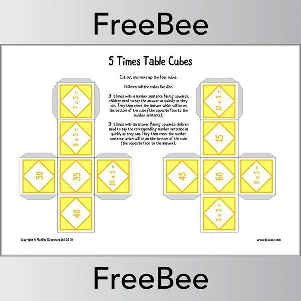 Times Table Cubes - Image 20