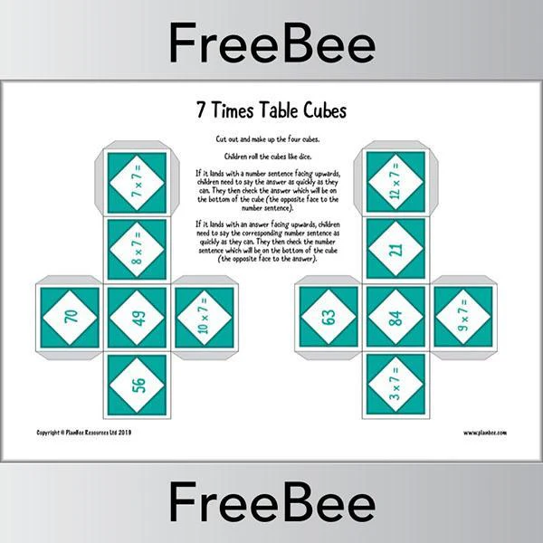 Times Table Cubes - Image 3