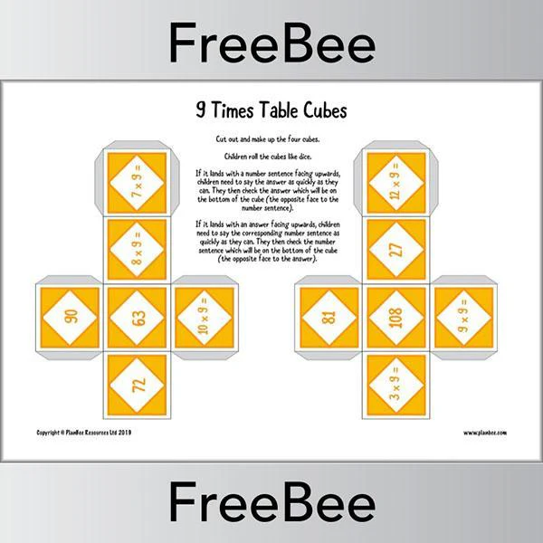 Times Table Cubes - Image 7