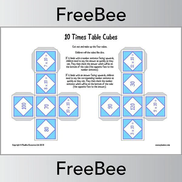 Times Table Cubes - Image 9