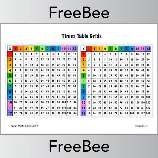 Times Table Grid