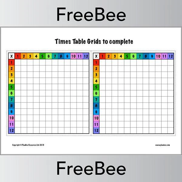 Times Table Grid - Image 2