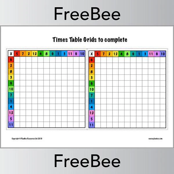 Times Table Grid - Image 3