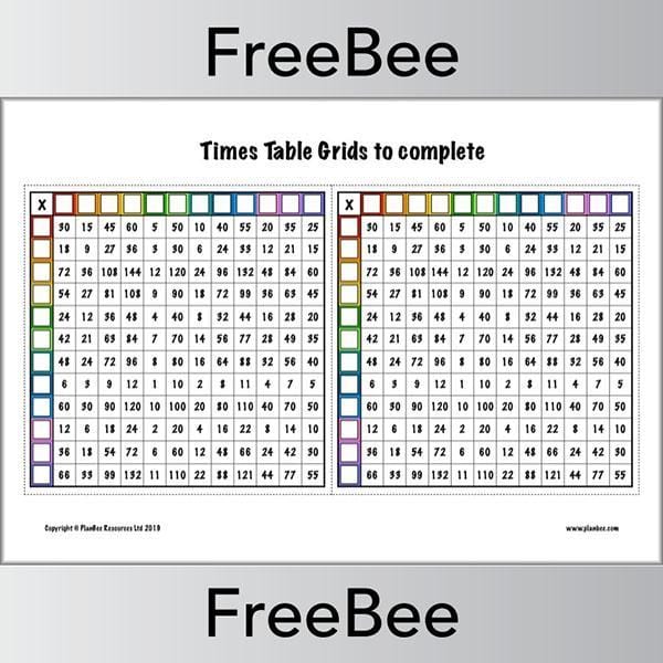 Times Table Grid - Image 4