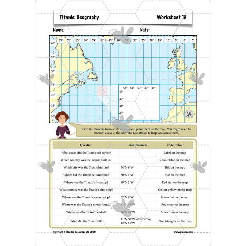 Titanic Topic Enrichment Pack - Image 66