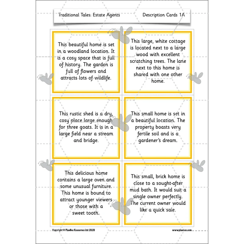 FREE Mini-scheme: Traditional Tales: Estate Agents - Image 19