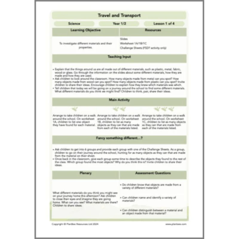 Travel and Transport Topic Enrichment Pack - Image 31