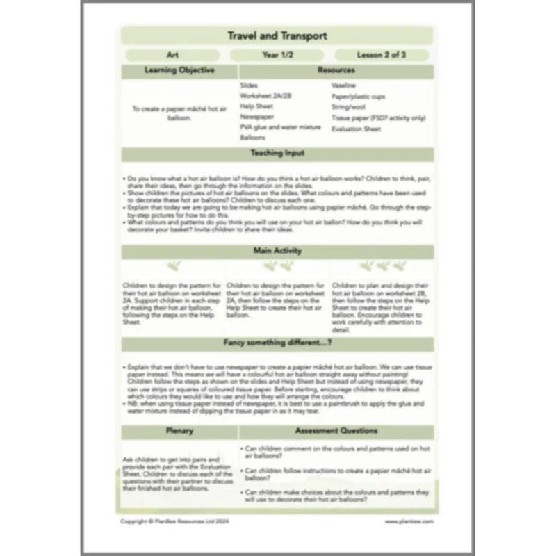 Travel and Transport Topic Enrichment Pack - Image 63