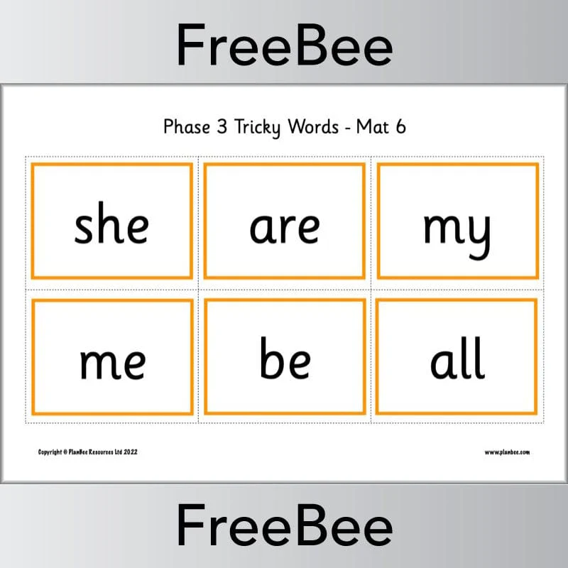 Tricky Words Bingo Pack - Image 13