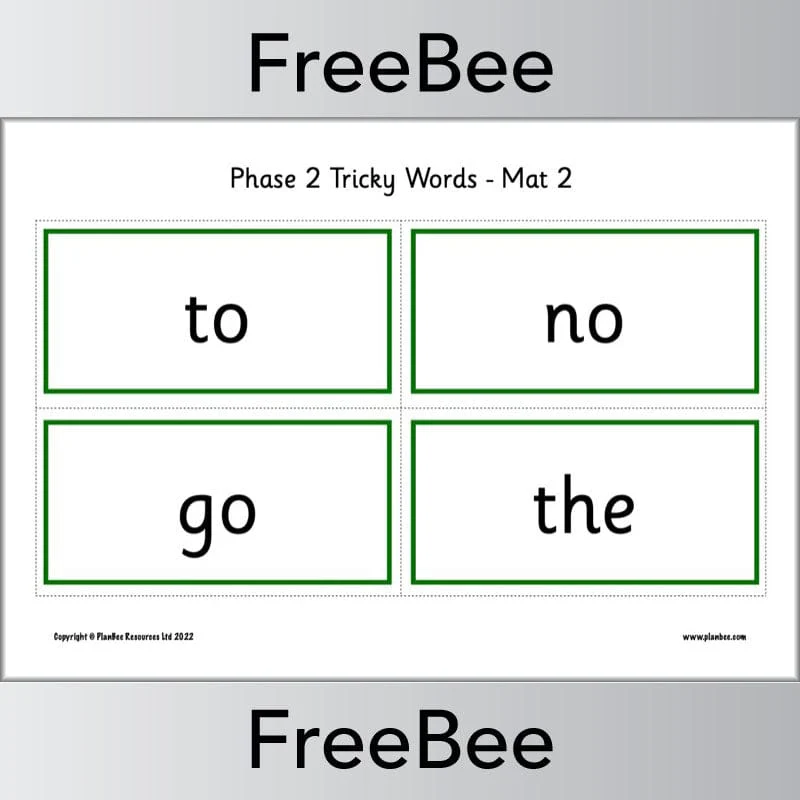 Tricky Words Bingo Pack - Image 2