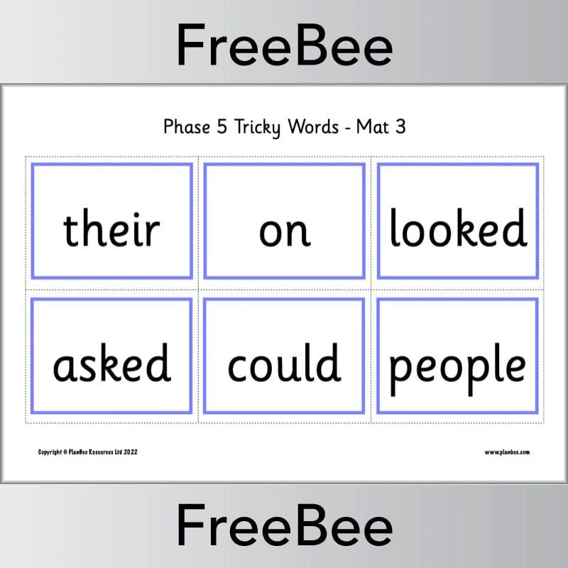 Tricky Words Bingo Pack - Image 24