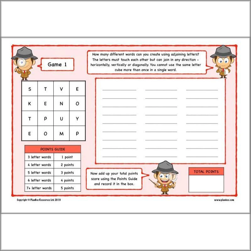 UKS2 English Free Home Learning Activity Pack - Image 7