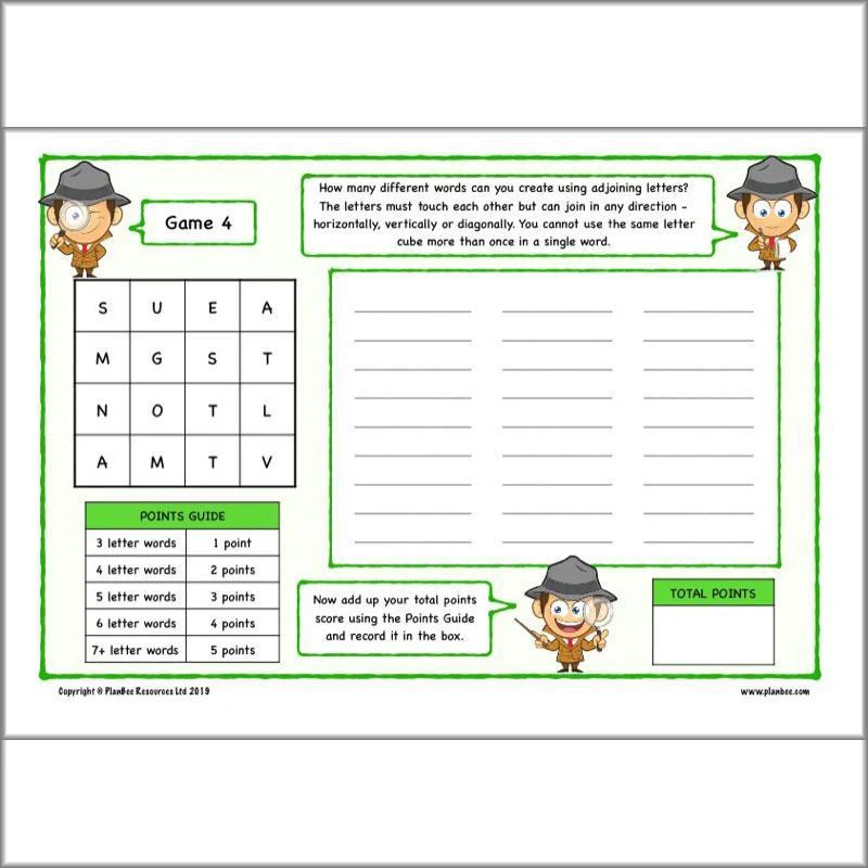 UKS2 English Free Home Learning Activity Pack - Image 8