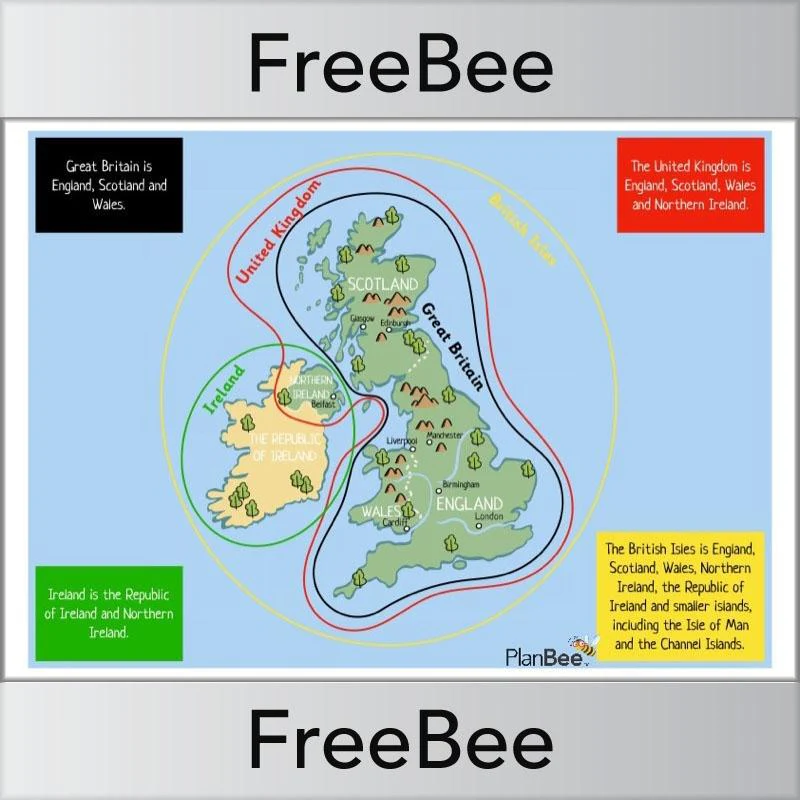 United Kingdom Countries Poster