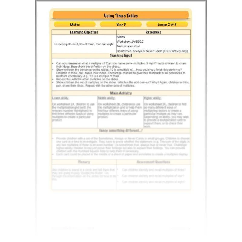 Using Times Tables - Image 47