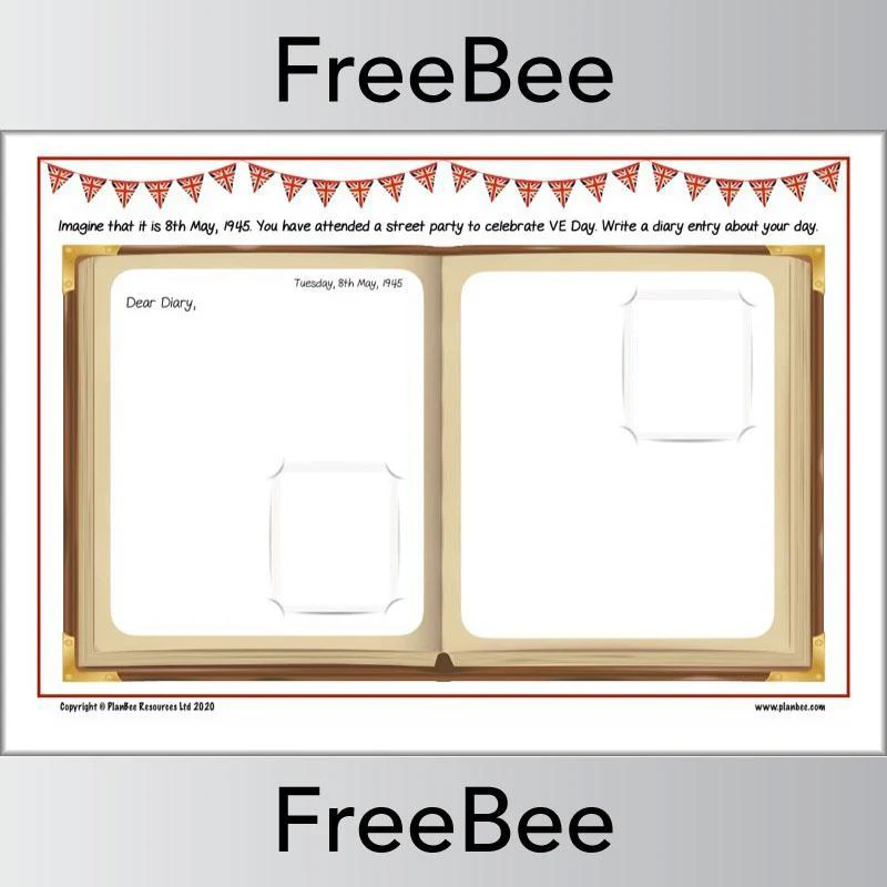 VE Day Diary Templates - Image 2