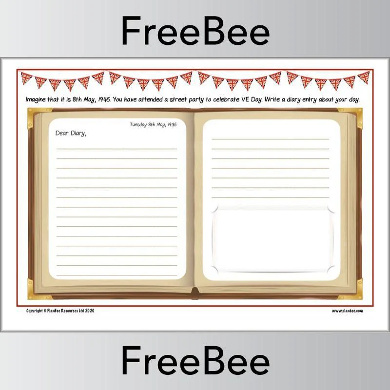 VE Day Diary Templates - Image 3