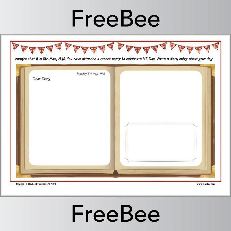VE Day Diary Templates - Image 4