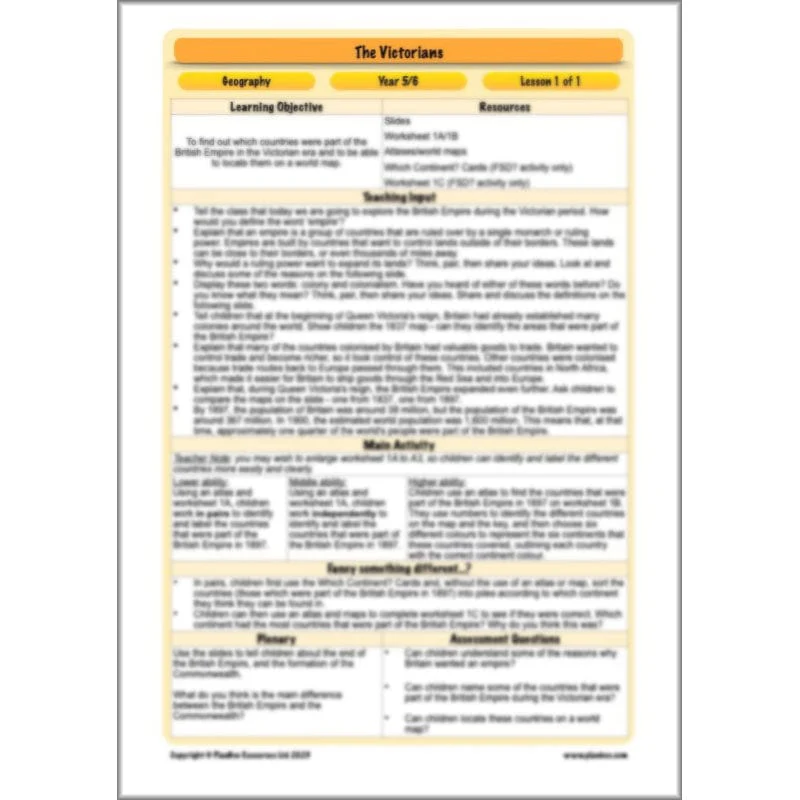 Victorians Topic Enrichment Pack - Image 24