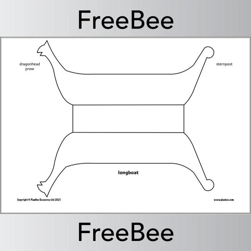 Viking Longboat Template - Image 2