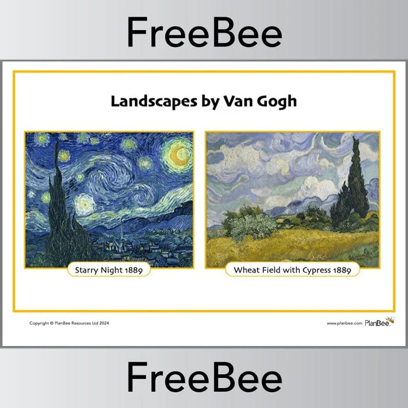 Vincent van Gogh Art Poster or Table Mat - Image 2