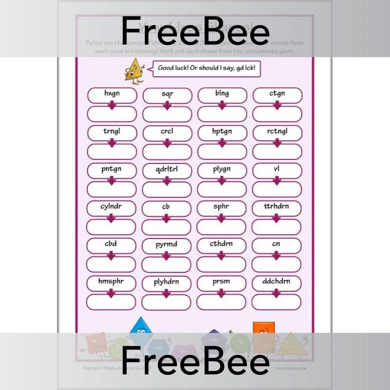 Vowel-less Maths Puzzles - Image 3
