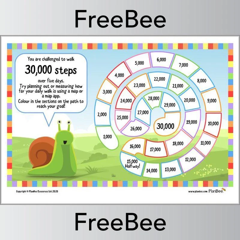 Walking Distance Challenges Freebee