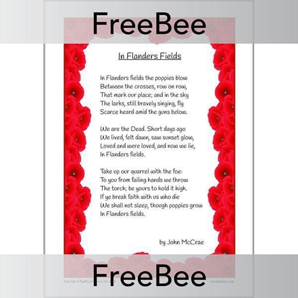 War Poetry for Remembrance Day